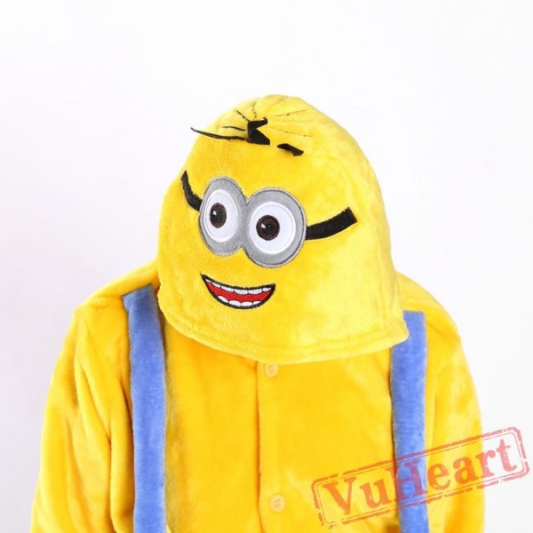 Minions Winter Kigurumi Onesies Pajamas Costumes for Boys & Girls