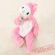 Rabbit Bunny Pink Kigurumi Onesies Pajamas Costumes for Baby