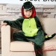 Green Dinosaur Kigurumi Onesies Pajamas Costumes for Boys & Girls