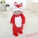 Red Fox Kigurumi Onesies Winter Pajamas for Baby