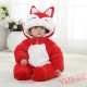 Red Fox Kigurumi Onesies Winter Pajamas for Baby