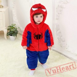 Spider Man Kigurumi Onesies Pajamas Costumes Toddler Pajamas for Baby