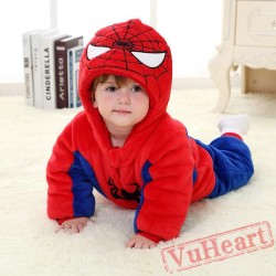 Spider Man Kigurumi Onesies Pajamas Costumes Toddler Pajamas for Baby