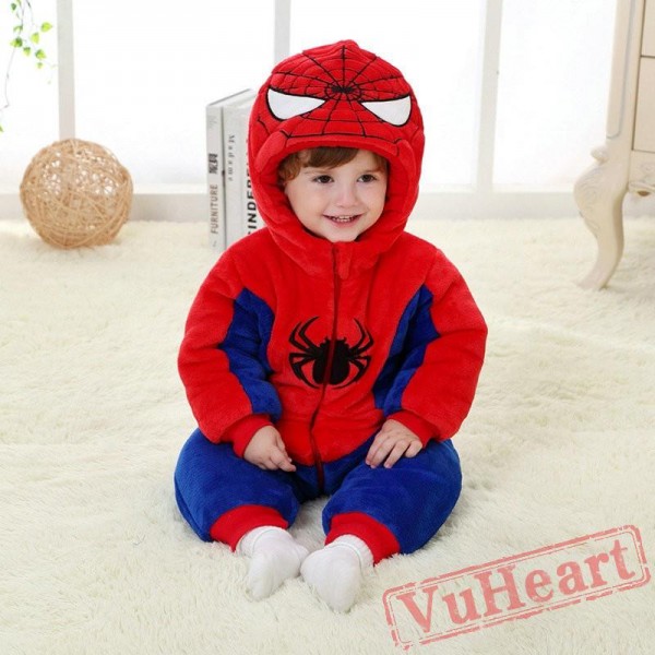 Spider Man Kigurumi Onesies Pajamas Costumes Toddler Pajamas for Baby