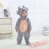 Scorpio Grey Zodiac Kigurumi Onesies Pajamas Costumes Toddler Pajamas for Baby
