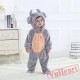 Scorpio Grey Zodiac Kigurumi Onesies Pajamas Costumes Toddler Pajamas for Baby
