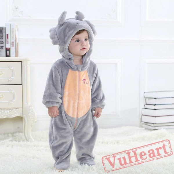 Scorpio Grey Zodiac Kigurumi Onesies Pajamas Costumes Toddler Pajamas for Baby