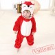 Red Fox Cartoon Kigurumi Onesies Pajamas Toddler Pajamas for Baby