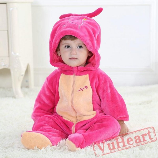 Sagittarius Zodiac Sign Rose Kigurumi Onesies Pajamas Costumes for Baby