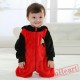 Red Ladybird Kigurumi Onesies Pajamas Costumes Spring Pajamas for Baby