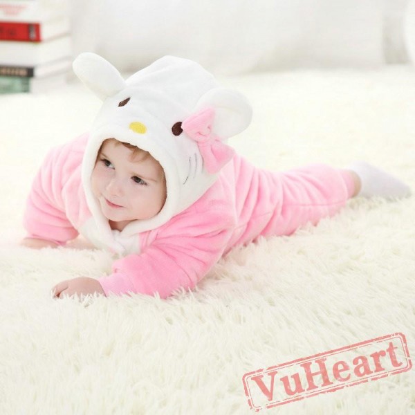 Kitty Cat Kigurumi Onesies Pajamas Costumes Toddler Pajamas for Baby