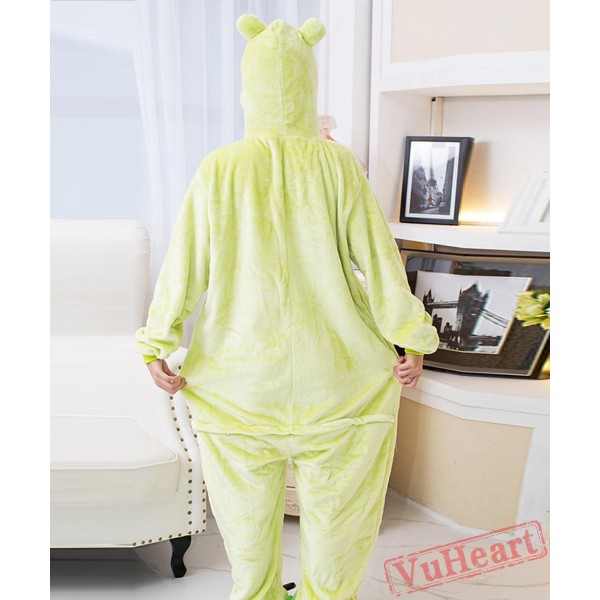 Green Frog Couple Onesies / Pajamas / Costumes