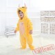 Taurus Yellow Cow Zodiac Kigurumi Onesies Pajamas Costumes Toddler Pajamas for Baby