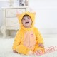 Taurus Yellow Cow Zodiac Kigurumi Onesies Pajamas Costumes Toddler Pajamas for Baby