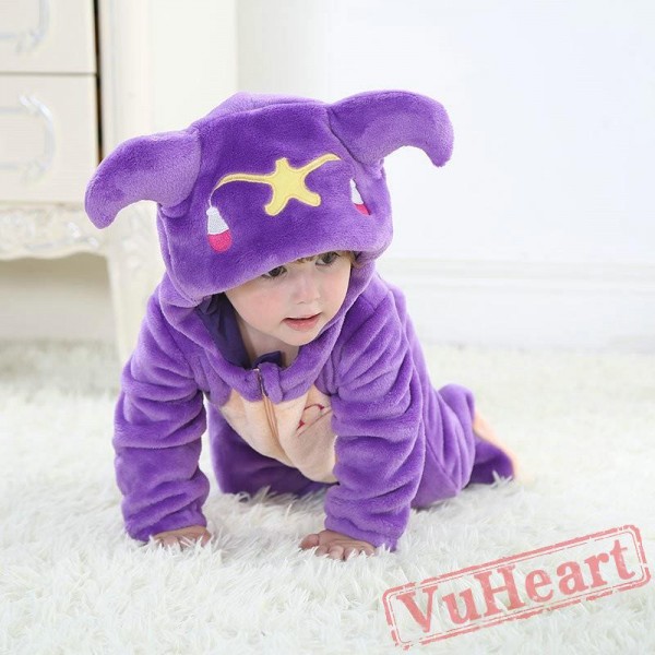 Libra Zodiac Sign Purple Kigurumi Onesies Pajamas Costumes Toddler Pajamas for Baby