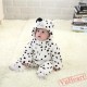 Spotty Dog Dalmatian Kigurumi Onesies Pajamas Costumes Toddler Onesies for Baby