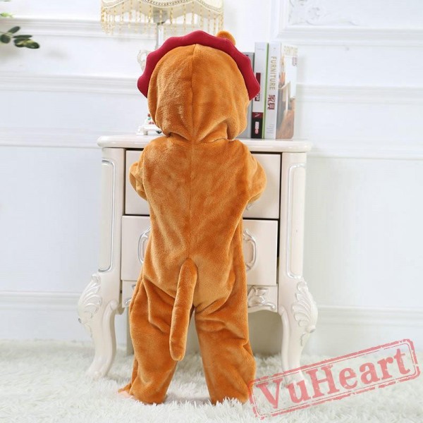 Leo Zodiac Kigurumi Onesies Pajamas Costumes Toddler Pajamas for Baby