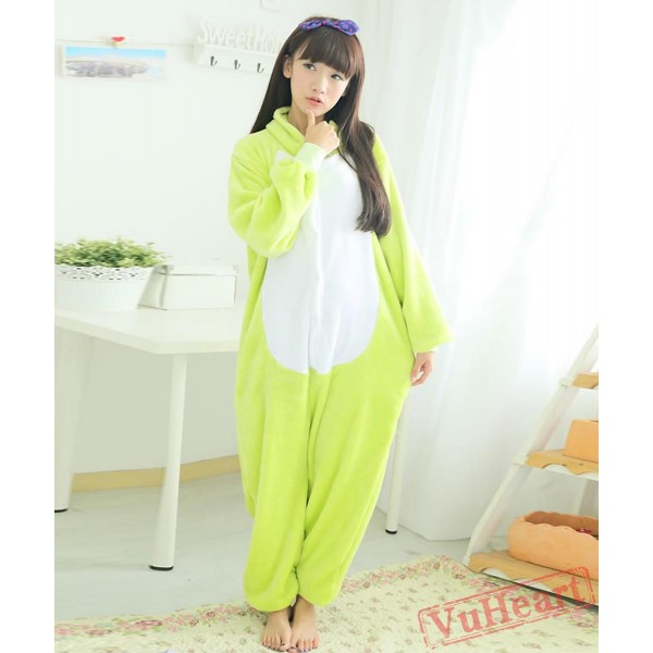 Green Frog Kigurumi Onesies Pajamas Costumes for Women & Men