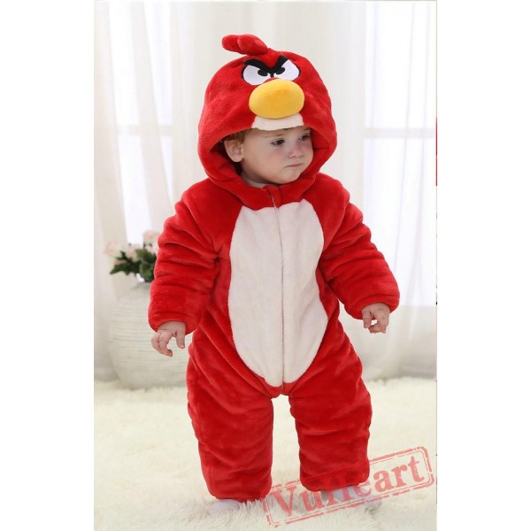 Angry Birds Red Kigurumi Onesies Pajamas Costumes Toddler Pajamas for Baby