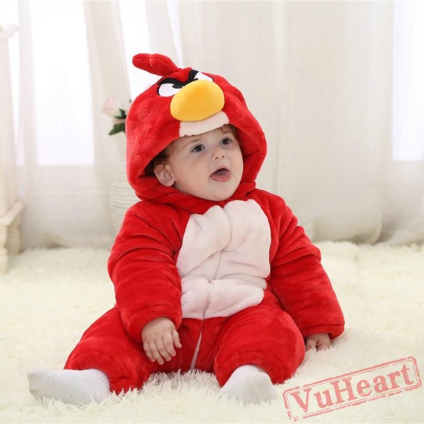 Angry Birds Red Kigurumi Onesies Pajamas Costumes Toddler Pajamas for Baby