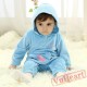 Blue Kigurumi Onesies Pajamas Costumes Toddler Pajamas for Baby