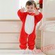 Angry Birds Red Kigurumi Onesies Pajamas Costumes Toddler Pajamas for Baby