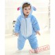 Blue Stitch Kigurumi Onesies Pajamas Costumes Spring Pajamas for Baby