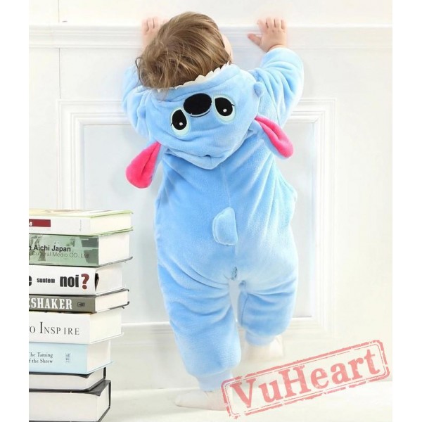 Blue Stitch Kigurumi Onesies Pajamas Costumes Spring Pajamas for Baby