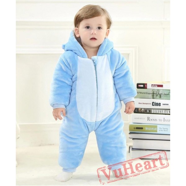 Blue Stitch Kigurumi Onesies Pajamas Costumes Spring Pajamas for Baby