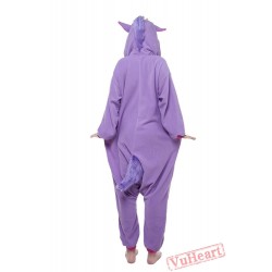 Purple Unicorn Kigurumi Onesies Pajamas Costumes for Women & Men