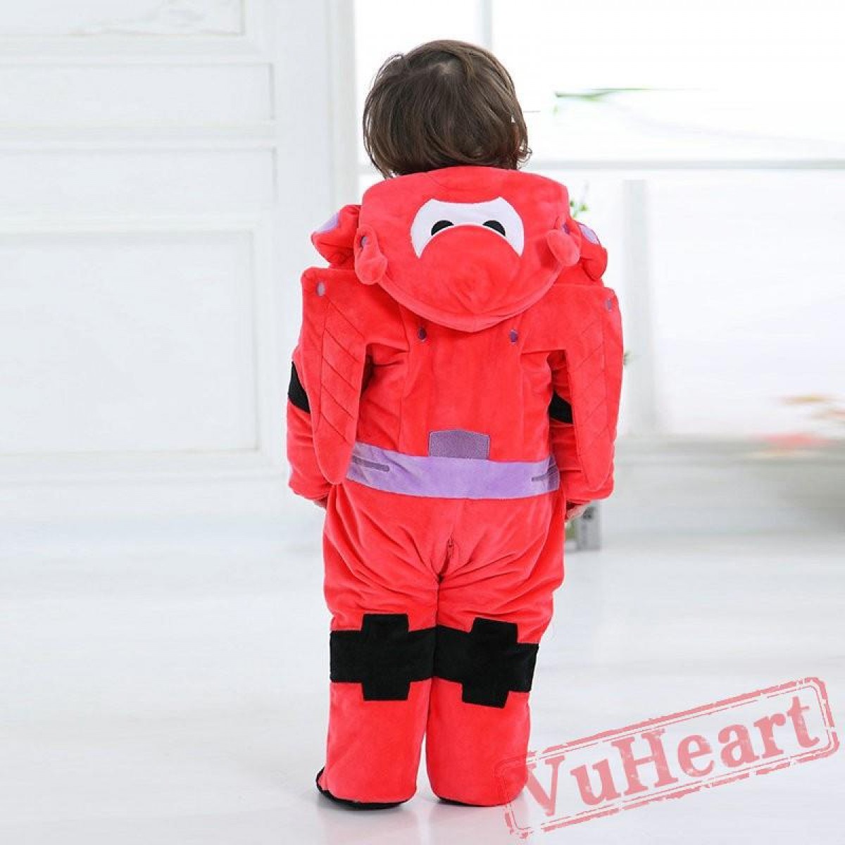 Baby Big Hero Baymax Robot Kigurumi Onesies Pajamas Costumes Toddler