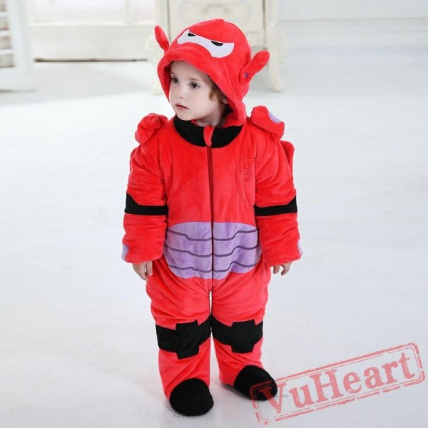 Big Hero Baymax Robot Kigurumi Onesies Pajamas Costumes Toddler Pajamas for Baby