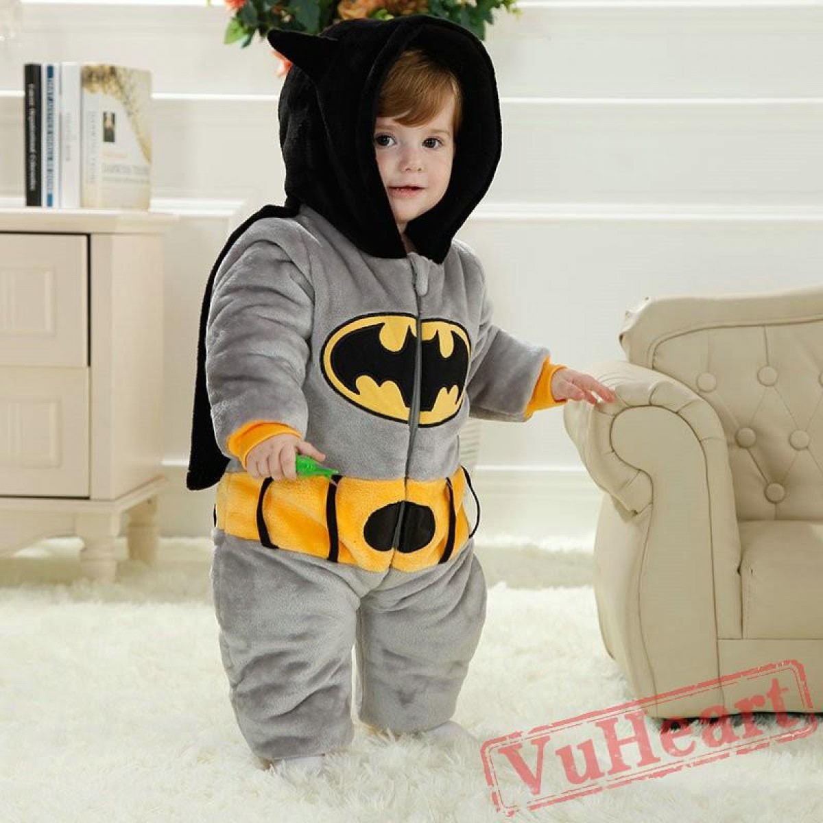 Baby Batman Kigurumi Onesies Pajamas Costumes Toddler Pajamas