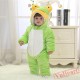 Green Frog Kigurumi Onesies Pajamas Costumes Winter Pajamas for Baby