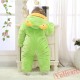 Green Frog Kigurumi Onesies Pajamas Costumes Winter Pajamas for Baby