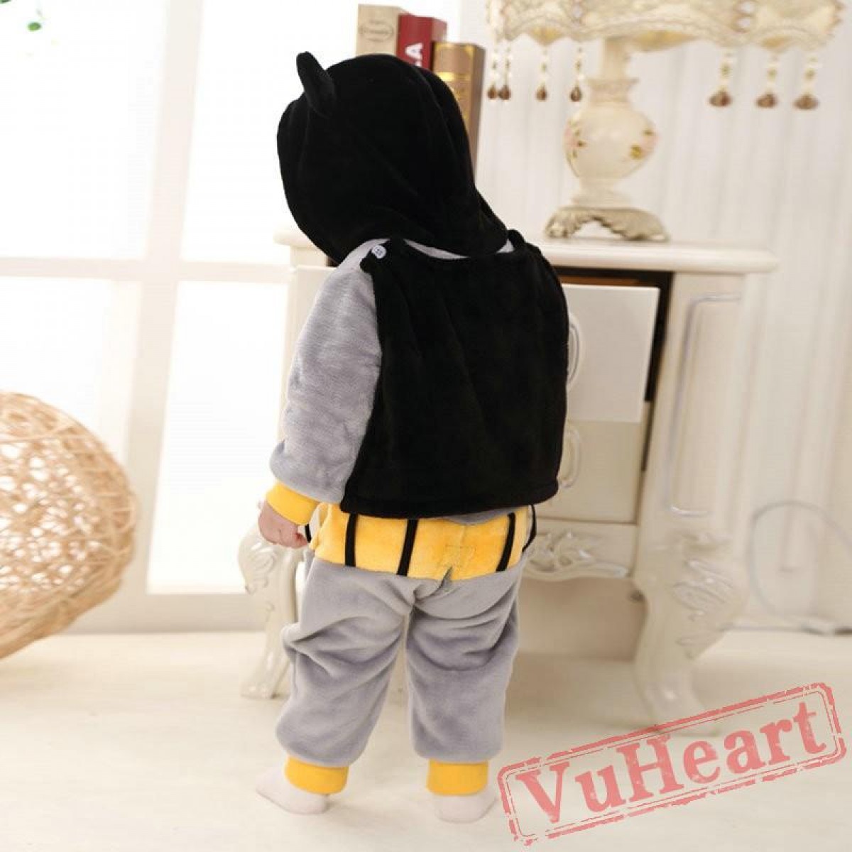 Baby Batman Kigurumi Onesies Pajamas Costumes Toddler Pajamas
