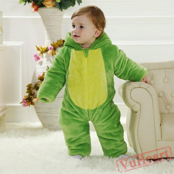 Green Dinosaur Kigurumi Onesies Pajamas Costumes Toddler Pajamas for Baby