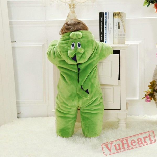 Green Dinosaur Kigurumi Onesies Pajamas Costumes Toddler Pajamas for Baby