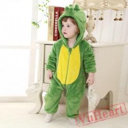 Green Dinosaur Kigurumi Onesies Pajamas Costumes Toddler Pajamas for Baby