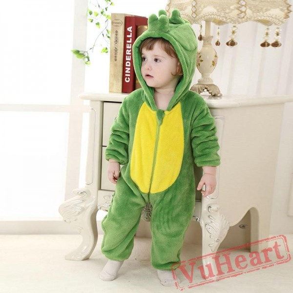 Green Dinosaur Kigurumi Onesies Pajamas Costumes Toddler Pajamas for Baby