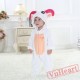 Aries White Sheep Zodiac Kigurumi Onesies Pajamas Costumes Toddler Pajamas for Baby