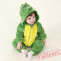 Green Dinosaur Kigurumi Onesies Pajamas Costumes Toddler Pajamas for Baby