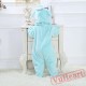 Aquarius Blue Zodiac Kigurumi Onesies Pajamas Costumes Toddler Pajamas for Baby