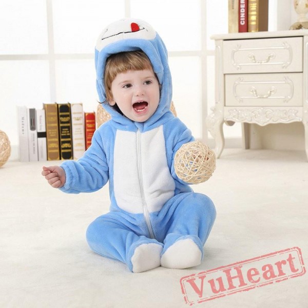 Doraemon Cartoon Kigurumi Onesies Pajamas Costumes Spring for Baby