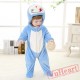 Doraemon Cartoon Kigurumi Onesies Pajamas Costumes Spring for Baby