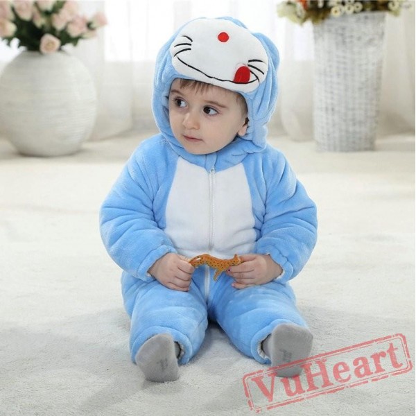 Doraemon Cartoon Kigurumi Onesies Pajamas Costumes for Baby