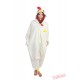 White Cock Kigurumi Onesies Pajamas Costumes for Women & Men