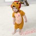 Brown Lion Kigurumi Onesies Pajamas Costumes Summer Pajamas for Baby