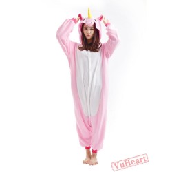 Pink Unicorn Kigurumi Onesies Pajamas Costumes for Women & Men