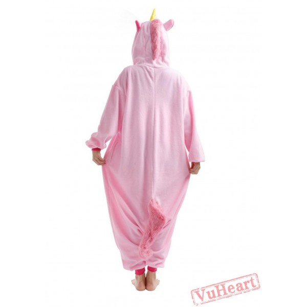 Pink Unicorn Kigurumi Onesies Pajamas Costumes for Women & Men